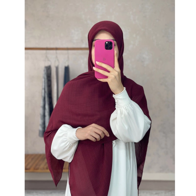 روسری نخ لنین زرشکی