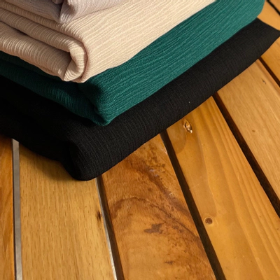 روسری نخ کریشه مشکی