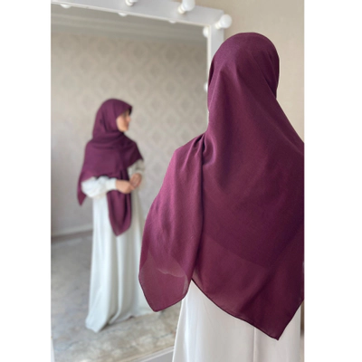 روسری نخی آلبالویی قواره140