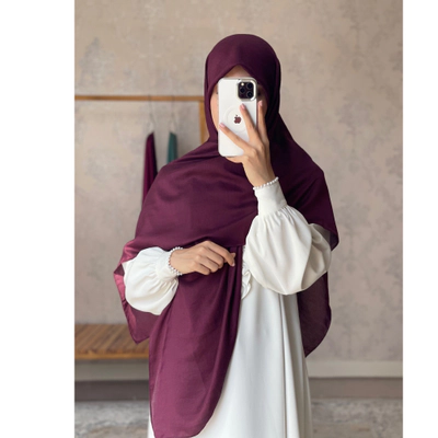 روسری نخی آلبالویی قواره140