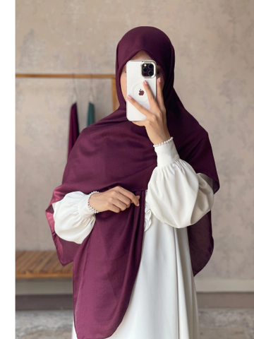 روسری نخی آلبالویی قواره140