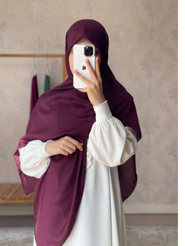 روسری نخی آلبالویی قواره120