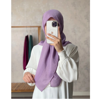 روسری نخی یاسی قواره 100
