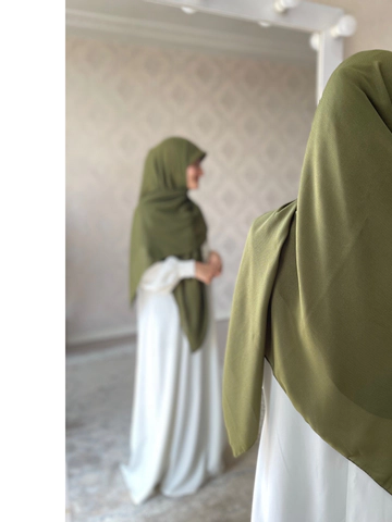 روسری نخ دنیز حنایی