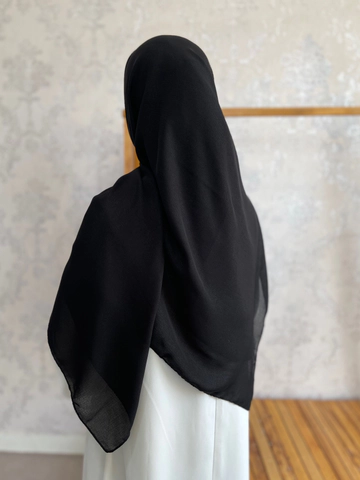 روسری نخ دنیز مشکی