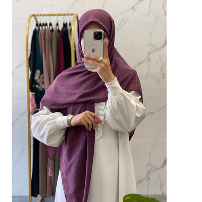 روسری نخ لنین پوست پیازی