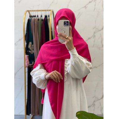 روسری نخ لنین سرخابی