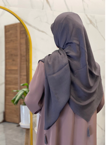 روسری کریستال وارداتی نوک‌مدادی تیره