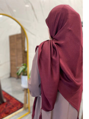 روسری کریستال وارداتی زرشکی
