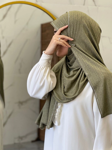 شال کشی سبز روشن