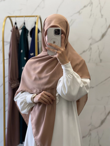 روسری نخ دنیز کرم پنککی