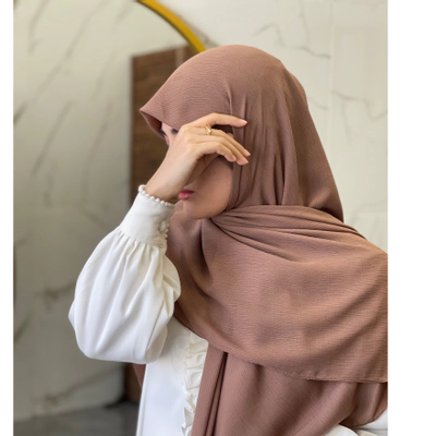 روسری نخ کریشه کاکائویی