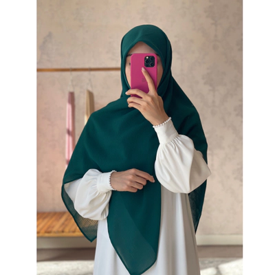 روسری کریشه سبز سایز 135