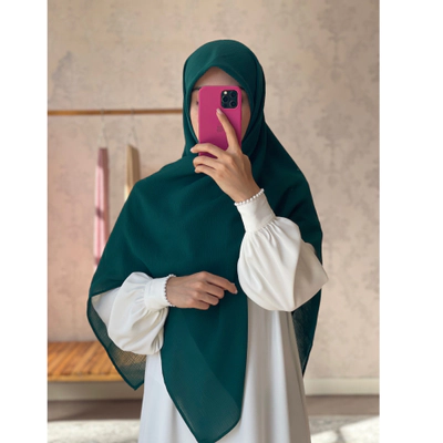روسری کریشه سبز سایز 130