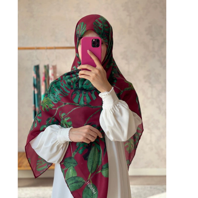 روسری یلدایی برگ انجیری