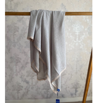 روسری پلیسه وارداتی عدسی طوسی