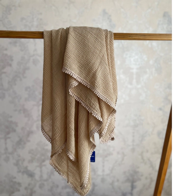 روسری پلیسه وارداتی عدسی کرم