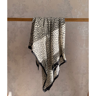 روسری نخی خالدار (نخ پنبه )