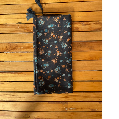 روسری نخی تابستانه گلدار