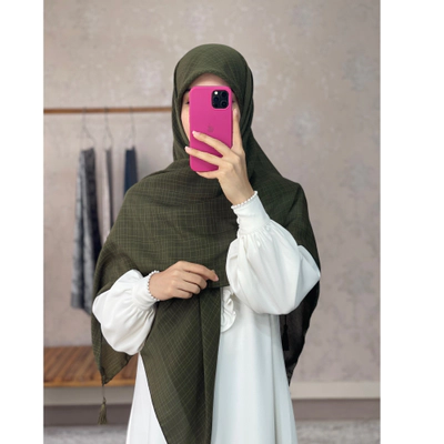 روسری اقتصادی سبز یشمی روشن تر