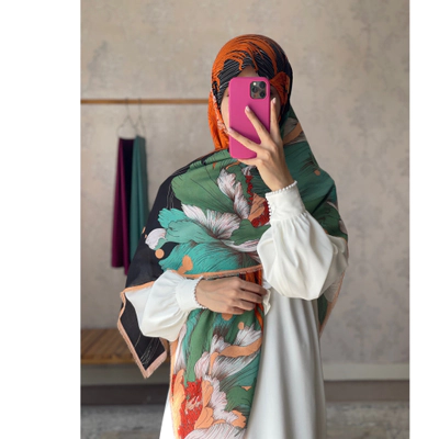 روسری نخی وارداتی 1