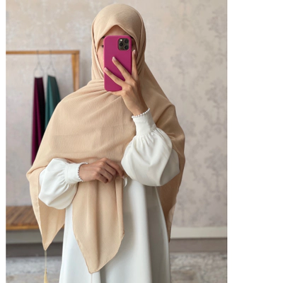 روسری نخ کریشه کرم2