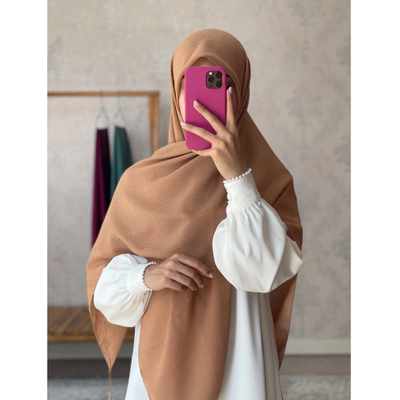 روسری نخ کریشه کاراملی