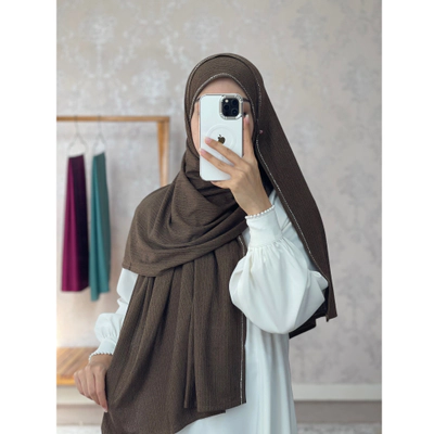 شال کشی نگینی بلوطی