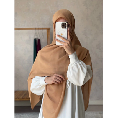 روسری نخ دنیز کاراملی