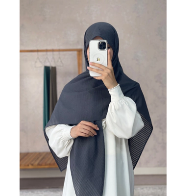 روسری وال نخی راه راه نوک‌مدادی