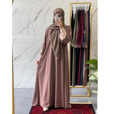 عبای بهار رنگ دارچینی