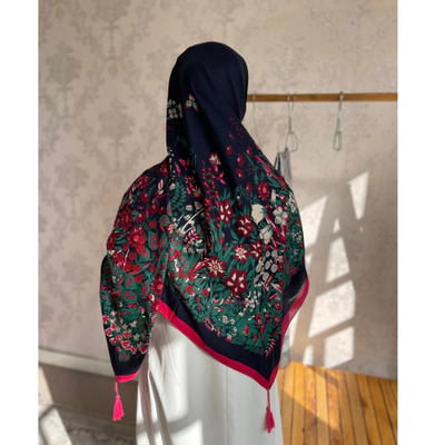 روسری نخ پنبه زمستونی ایرادجزیی