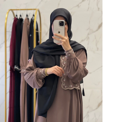 روسری کریستال مشکی