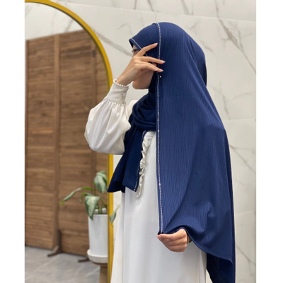 شال کشی سورمه ای روشن