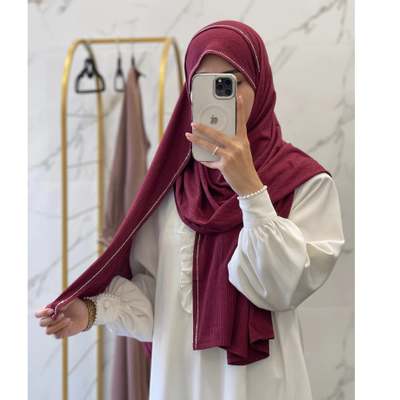 شال کشی آلبالویی زرشکی