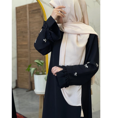 عبای پاپیون مشکی