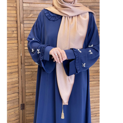 عبای پاپیون سورمه ای