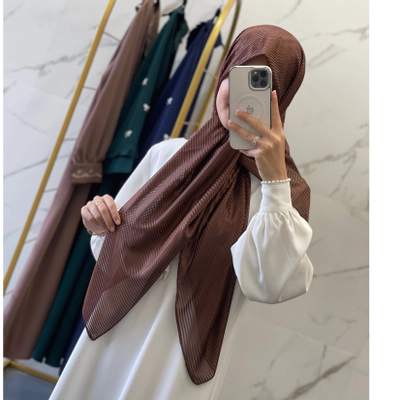 روسری ژان ژان قهوه ای