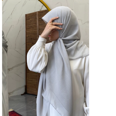 روسری مجلسی کریشه لمه طوسی