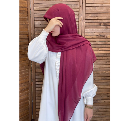روسری نخ دنیز آلبالویی
