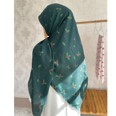 روسری سبز یلدایی یشمی